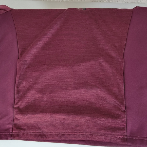 Callaway Black Fig Heather Long Sleeve Golf UPF 50 1/4 Zip Pullover Sz L - Picture 9 of 13